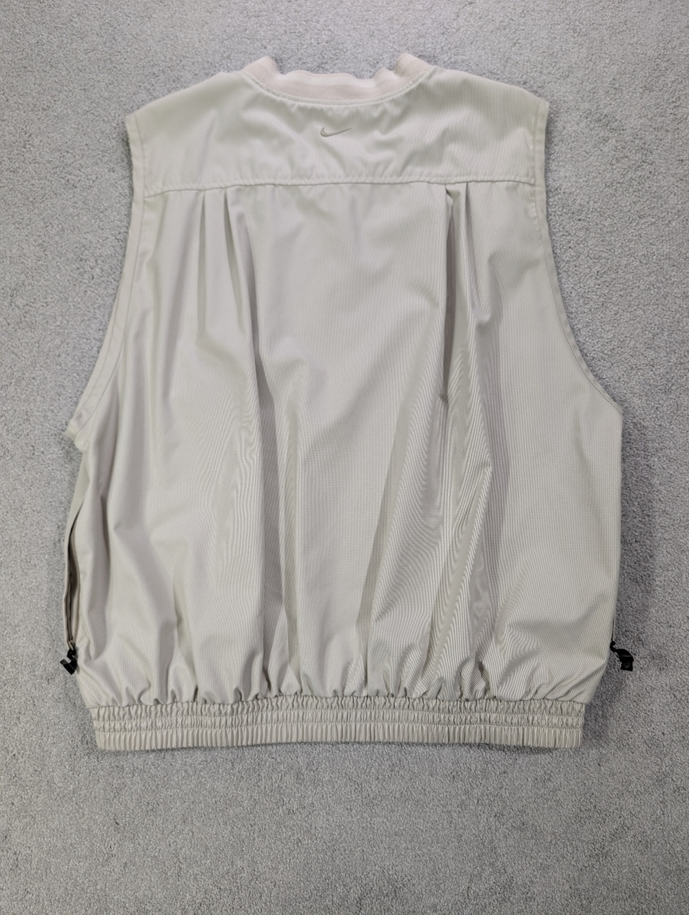 Nike Golf Men's Windbreaker Pullover Vest Beige Large | Gorpcore - Picture 3 of 5